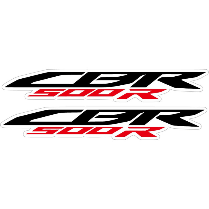 Honda CBR500R Sportbike Stickers – Motorcycle Decals (2-Pack)