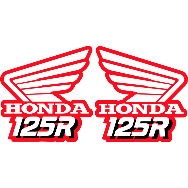 Honda Cr 125 Wings Stickers Decals - DecalsHouse