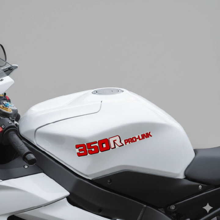 Honda CR350R Pro-Link Motocross Stickers – Classic MX Decals (2-Pack)