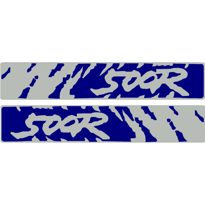 Honda Cr 500r Stripe Blue Stickers Decals - DecalsHouse