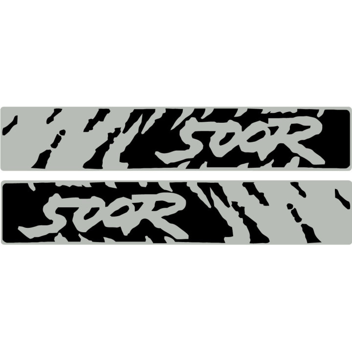 Honda Cr 500r Stripe Dark Stickers Decals - DecalsHouse