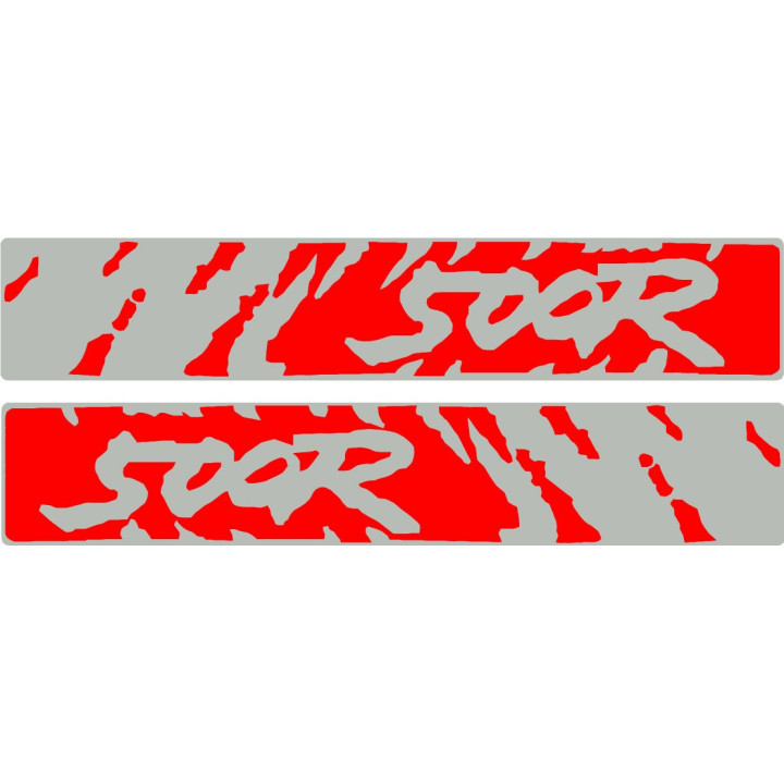 Honda Cr 500r Stripe Style 2 Stickers Decals - DecalsHouse