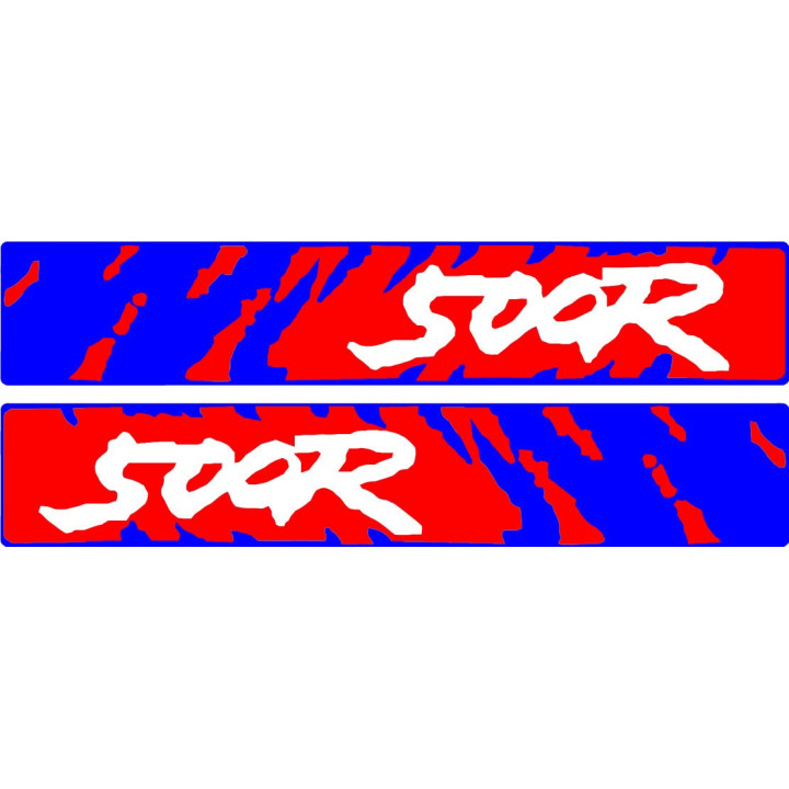 Honda Cr 500r Stripe Style 3 Stickers Decals - DecalsHouse