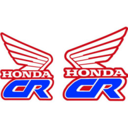 Honda CR Wings Style 3 Stickers – Off-Road Bodywork Panel Decals (2-Pack)