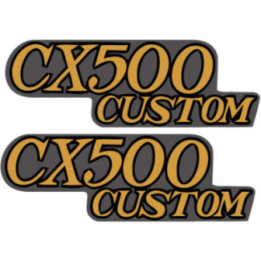 Honda CX500 Custom Stickers – Café Racer Tank Decals (2-Pack)