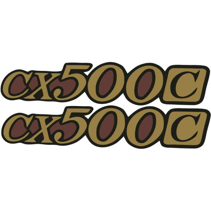 Honda CX500C Stickers – Cruiser Tank & Bodywork Decals (2-Pack)