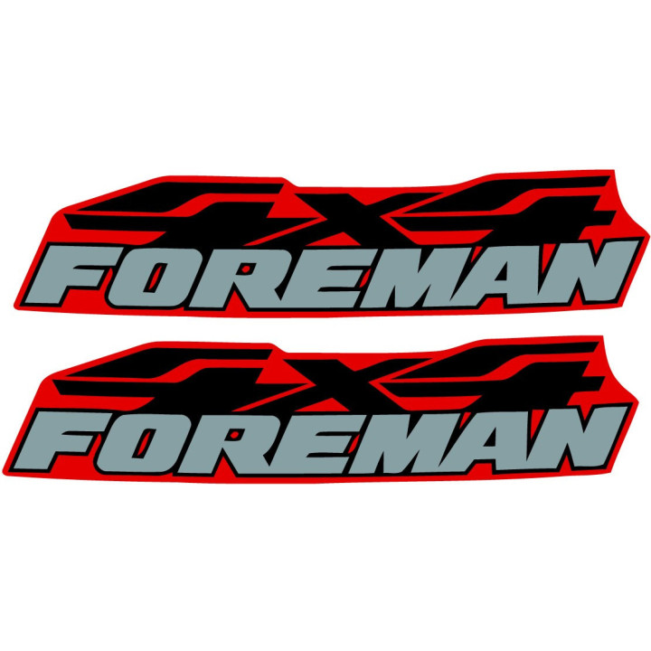 Honda Fourtrax Foreman 4x4 Stickers – Utility ATV Off-Road Decals (2-Pack)