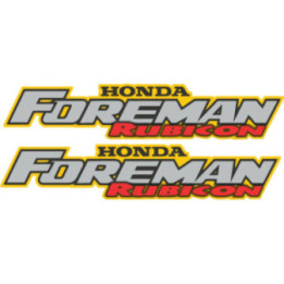 Honda Fourtrax Foreman Rubicon Style 2 Stickers Decals - DecalsHouse