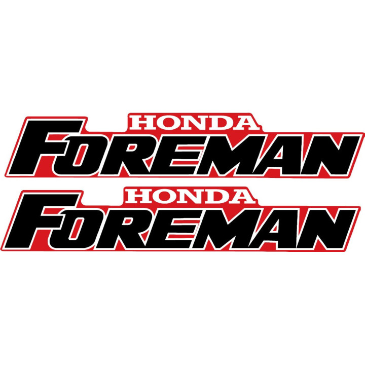 Honda Fourtrax Foreman Stickers – TRX350 TRX420 TRX500 ATV Decals (2-Pack)
