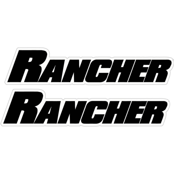 Honda Fourtrax Rancher Style 2 Stickers Decals - DecalsHouse
