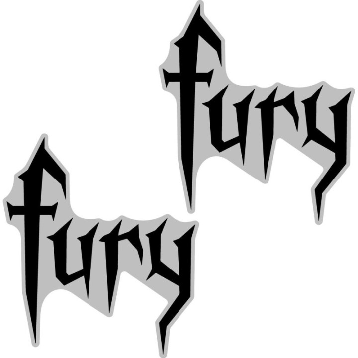 Honda Fury Stickers - VT1300CX Cruiser Decals (2-Pack)