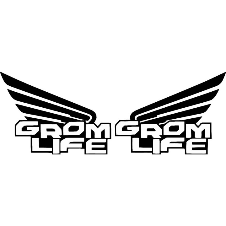 Honda Grom Life Stickers Decals - DecalsHouse