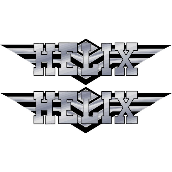 Honda Helix CN250 Stickers - Touring Scooter Decals (2-Pack)