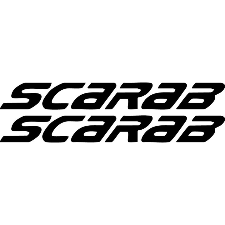 Scarab Wellcraft Boat Stickers – Powerboat Offshore Marine Decals (2-Pack)