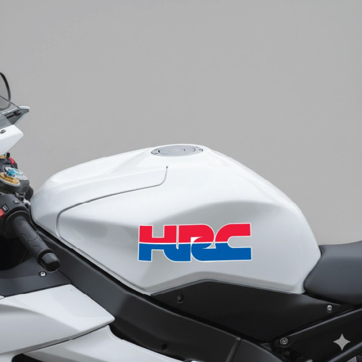 Honda HRC Stickers - Honda Racing Corporation Decals (2-Pack)