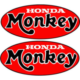 Honda Monkey Z50 Mini Bike Stickers – Retro Decals (2-Pack)