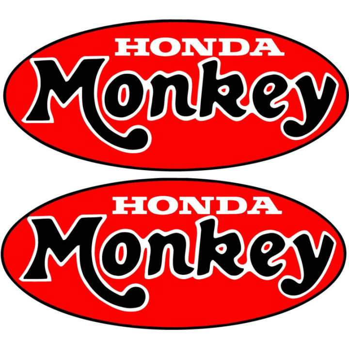 Honda Monkey Z50 Mini Bike Stickers – Retro Decals (2-Pack)