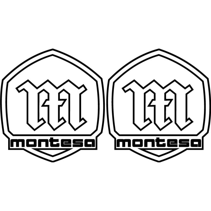 Honda Montesa Style 2 Stickers Decals - DecalsHouse