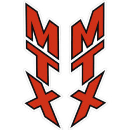 Honda MTX Style 4 Stickers – MTX50 MTX125 MTX200 Trail Decals (2-Pack)