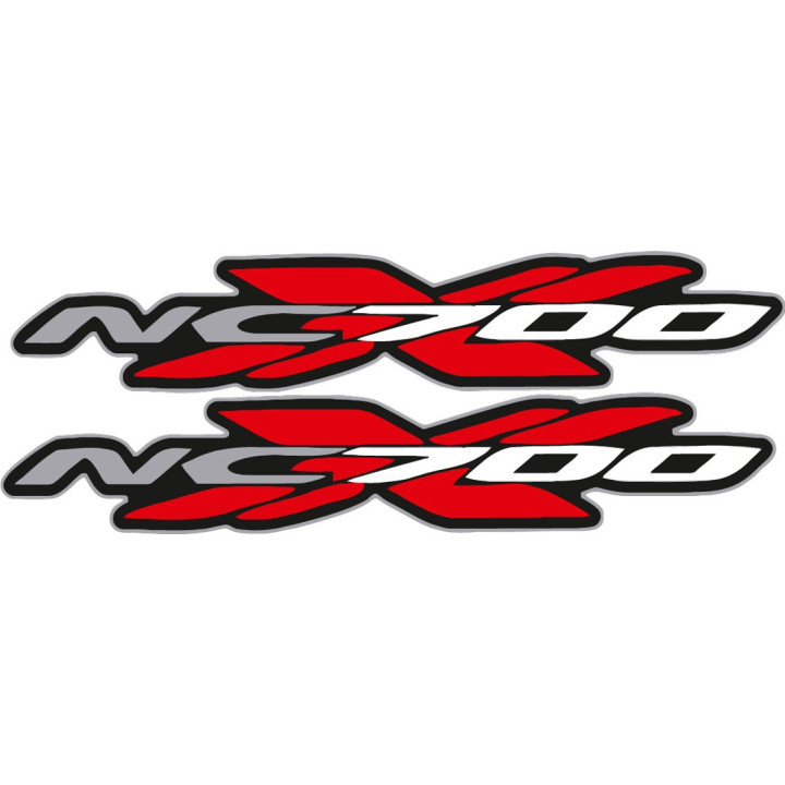 Honda NC700 Stickers - NC700S NC700X Integra Decals (2-Pack)