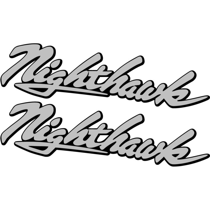 Honda Nighthawk Stickers – CB450 CB550 CB700SC CB750 Decals (2-Pack)