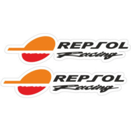 Honda Repsol Racing Stickers - MotoGP HRC Decals (2-Pack)