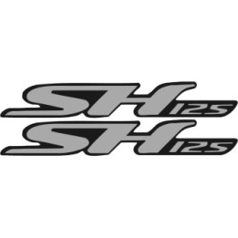 Honda SH 125 Style 2 Stickers – SH 150 SH 300 Urban Scooter Decals (2-Pack)