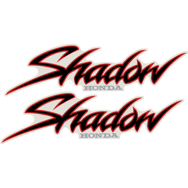 Honda Shadow Style 3 Stickers - Cruiser Decals (2-Pack)