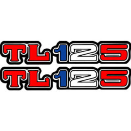 Honda Tl 125 Style 3 Stickers Decals - DecalsHouse