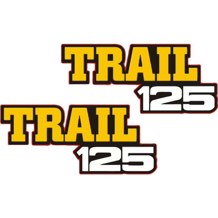 Honda Trail 125 Stickers – CT125 Hunter Cub Mini Trail Decals (2-Pack)