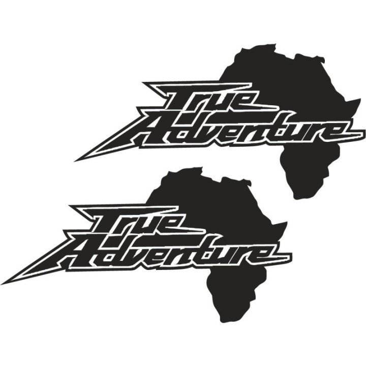 Honda True Adventure Africa Style 2 Stickers Decals - DecalsHouse