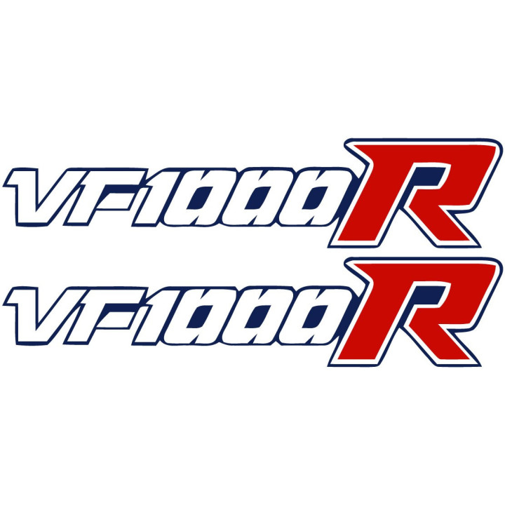 Honda VF1000R Stickers – Vintage V4 Supersport Decals (2-Pack)