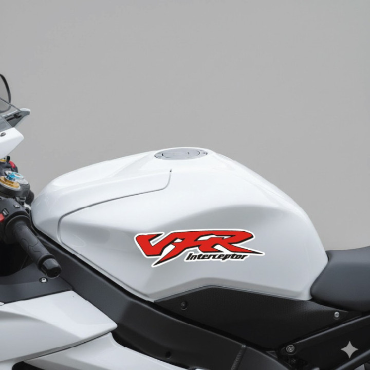 Honda VFR Stickers – Style 2 VFR750 VFR800 VTEC Sport Tourer Decals (2-Pack)