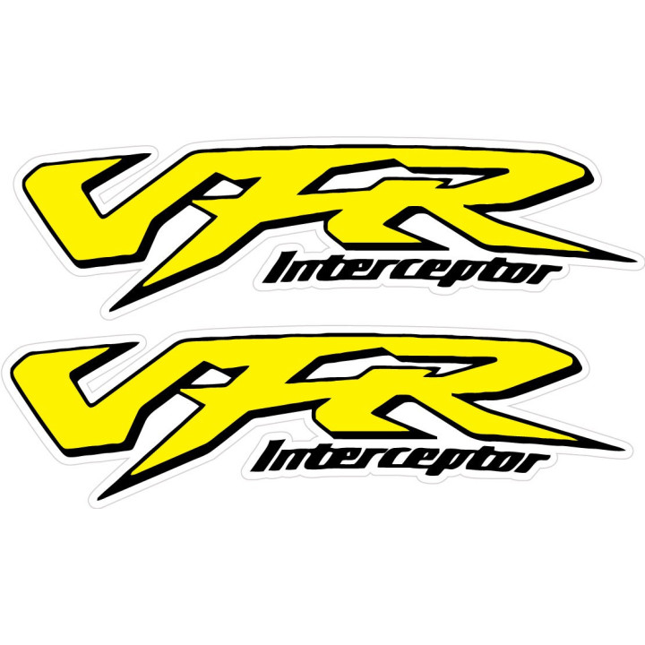 Honda Vfr Yellow Stickers Decals - DecalsHouse
