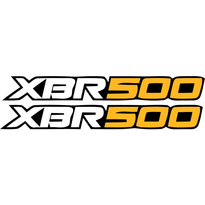 Honda XBR 500 Stickers – Classic Naked Motorcycle Decals (2-Pack)