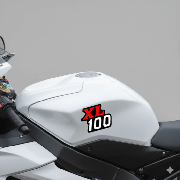 Honda XL100 Enduro Stickers – Classic Trail Bike Decals (2-Pack)