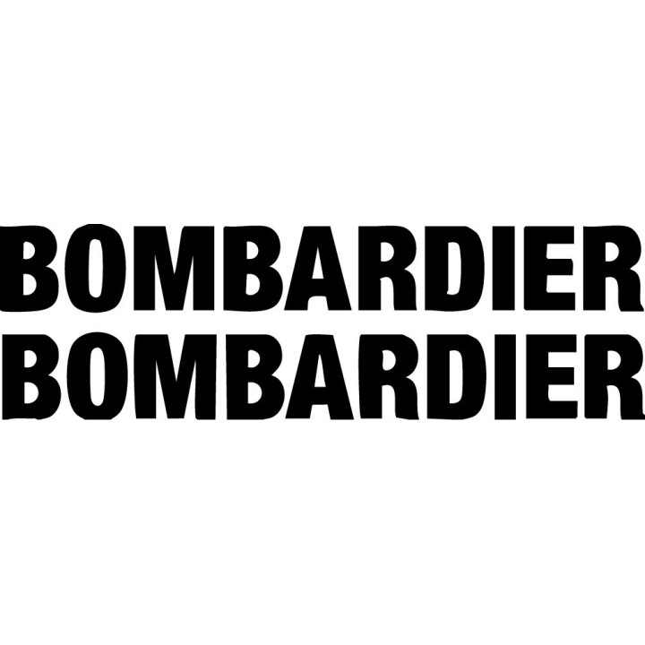 Seadoo Bombardier Stickers - Jet Boat PWC Decals (2-Pack)