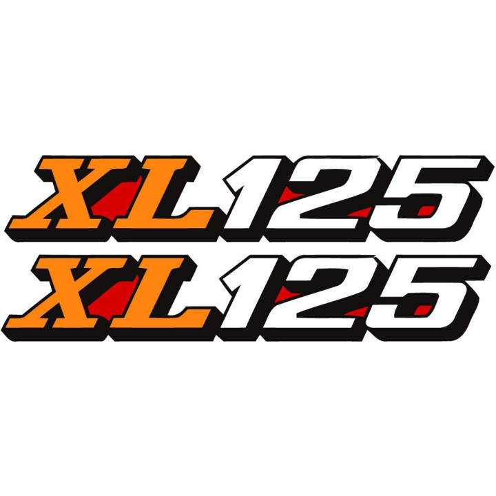 Honda Xl 125 Style 3 Stickers Decals - DecalsHouse