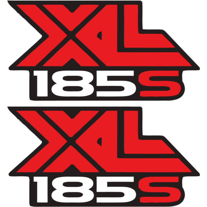 Honda XL 185 Stickers – Vintage Dual Sport Motorcycle Decals (2-Pack)