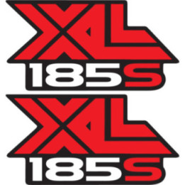 Honda XL185S Stickers – XL Dual Sport Enduro Restoration Decals (2-Pack)