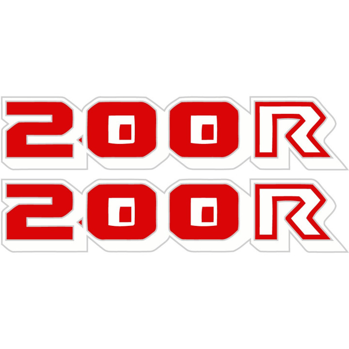 Honda XL200R Enduro Stickers – Dual Sport Off-Road Decals (2-Pack)