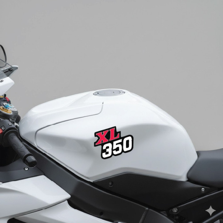 Honda XL350 Dual Sport Stickers – Trail Enduro Motorcycle Decals (2-Pack)