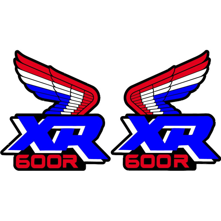 Honda Xr 600 R Wings Style 5 Stickers Decals - DecalsHouse