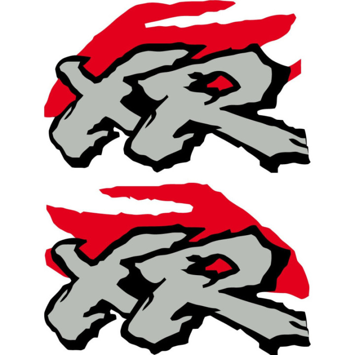 Honda XR Enduro Style 4 Stickers – XR250 XR400 XR650 Decals (2-Pack)