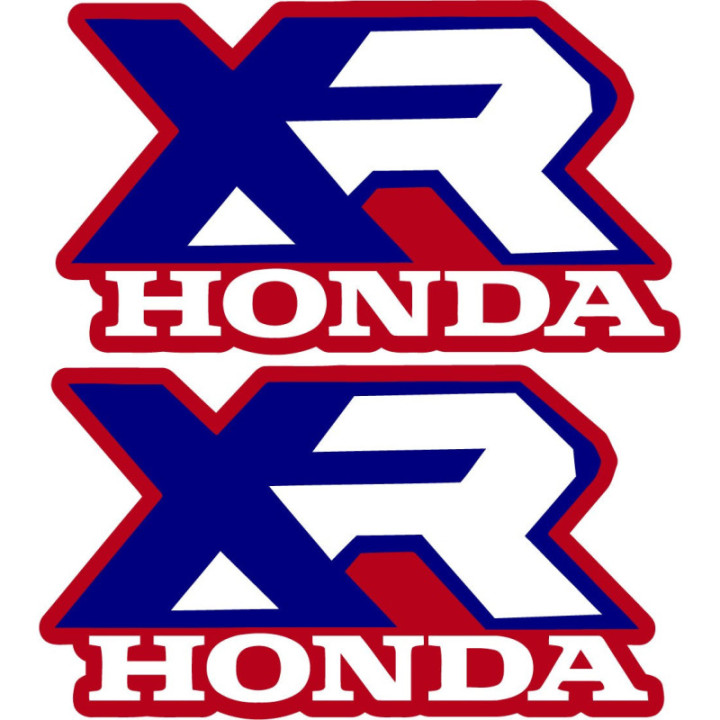 Honda XR Stickers Style 7 – Enduro Trail Bike Decals (2-Pack)