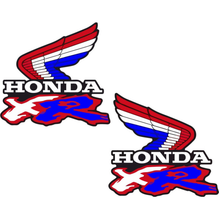 Honda XR Wings Logo Style 2 Stickers – XR650L XR400R XR250R Enduro Decals (2-Pack) | DecalsHouse