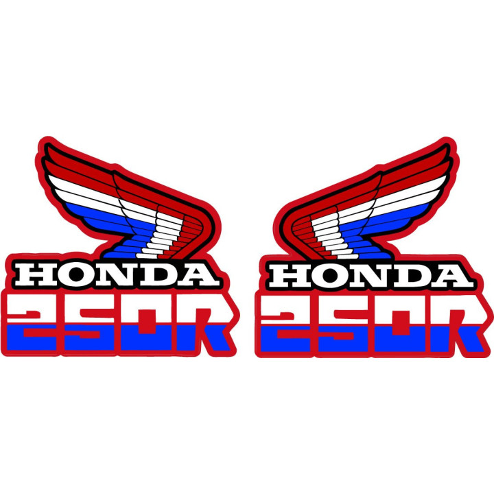 Honda XR250R Wings Stickers – Enduro Trail Decals (2-Pack)