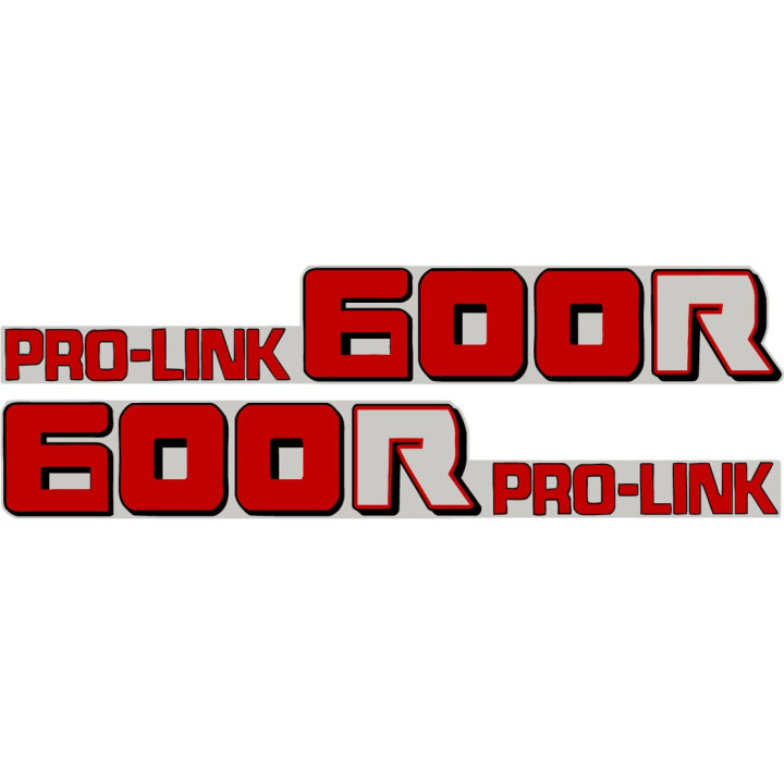 Honda XR600R Pro Link Stickers – Enduro Desert Replica Decals (2-Pack)