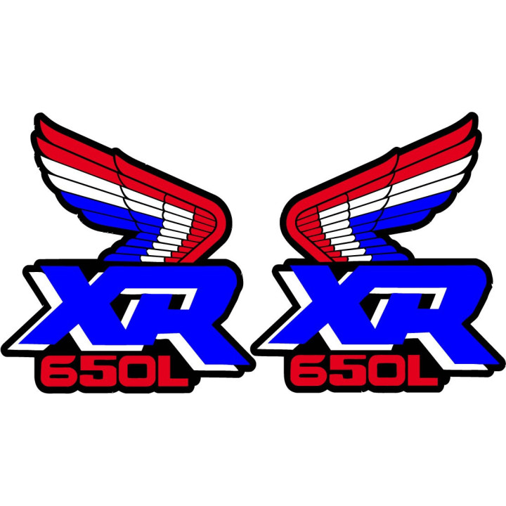 Honda Xr650l Wings Style 2 Stickers Decals - DecalsHouse