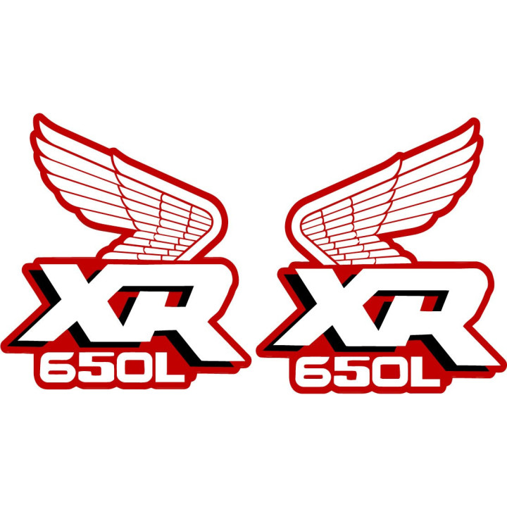 Honda XR650L Stickers – Style 3 Dual Sport Enduro Decals (2-Pack)